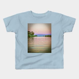 Colorful Danube landscape Kids T-Shirt